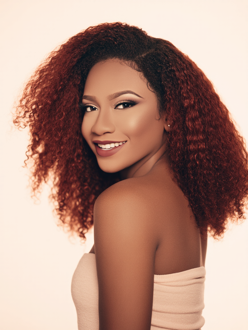 Natural copper curls