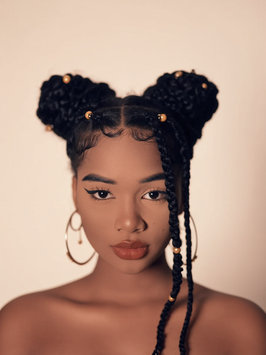 Space bun twists